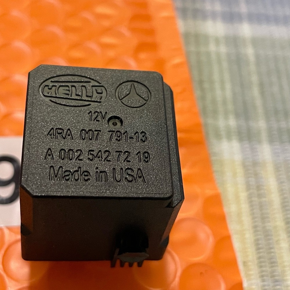 A 0025427219 Hella Multi Purpose Relay for Mercedes-Benz 12V 4 Pin #️⃣0569